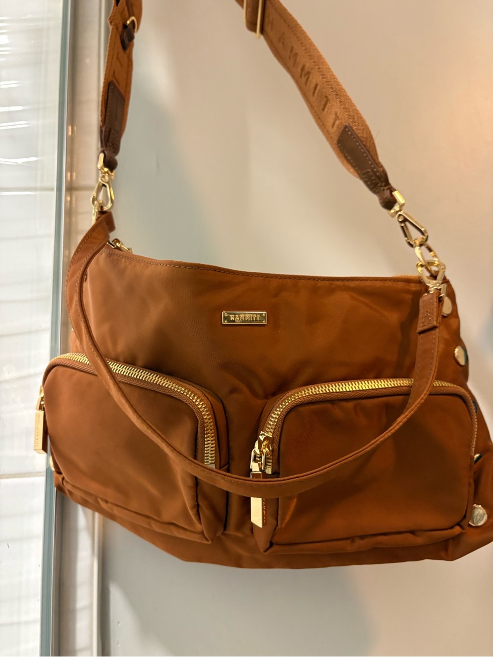 Hammitt Kyle Nylon Amber/Gold